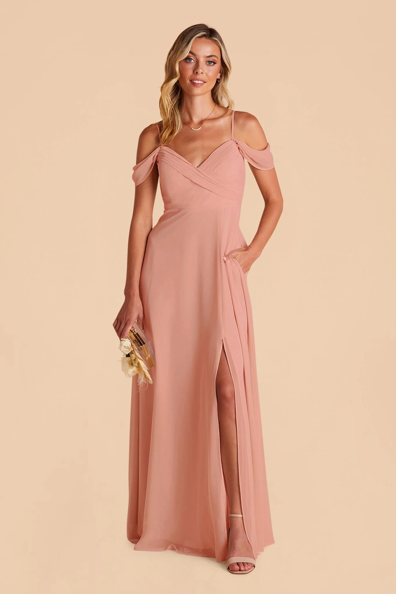 Spence Convertible Dress - Dusty Rose 4 Spence Convertible Dress - Dusty Rose - Image 3