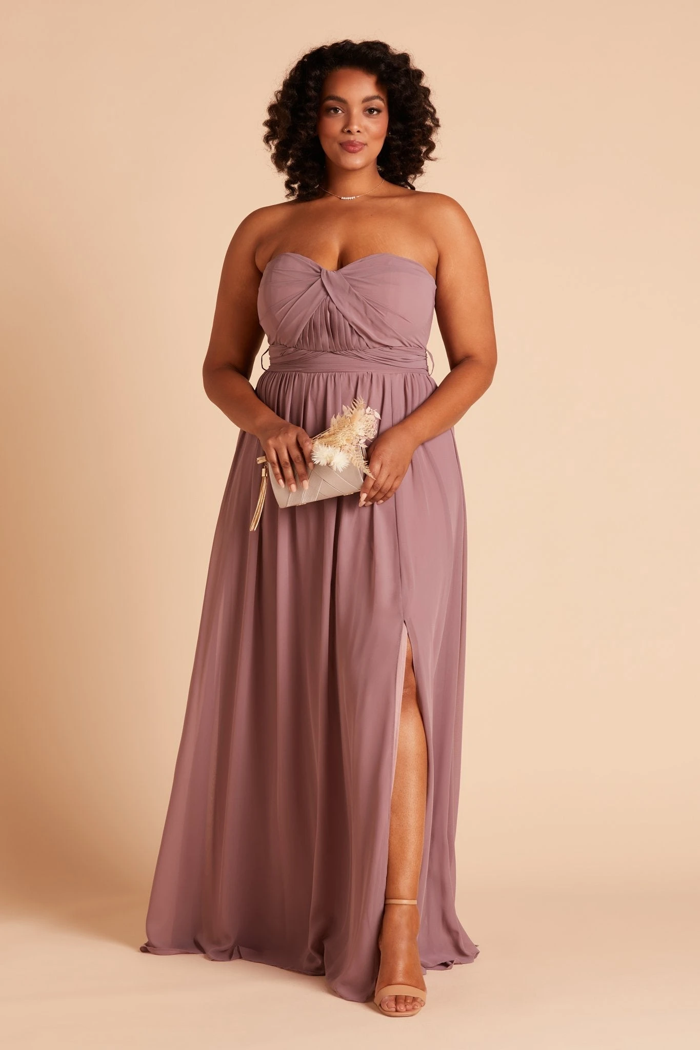 Grace Convertible Dress - Dark Mauve 17 Grace Convertible Dress - Dark Mauve - Image 15