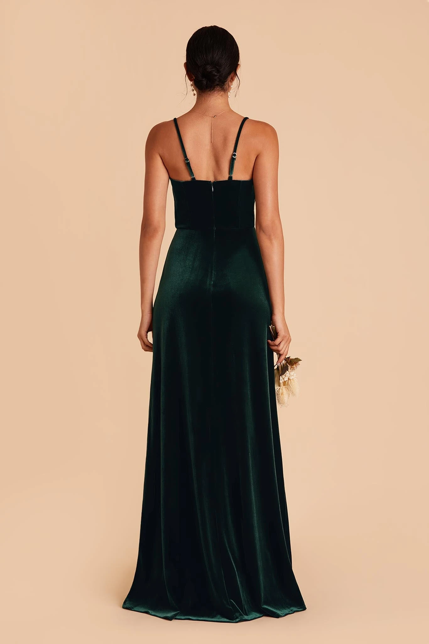Ash Velvet Dress - Emerald 7 Ash Velvet Dress - Emerald - Image 5