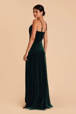 Ash Velvet Dress - Emerald 14 Ash Velvet Dress - Emerald -Cheap Plush Attire Store emerald ash velvet bridesmaid dress 04