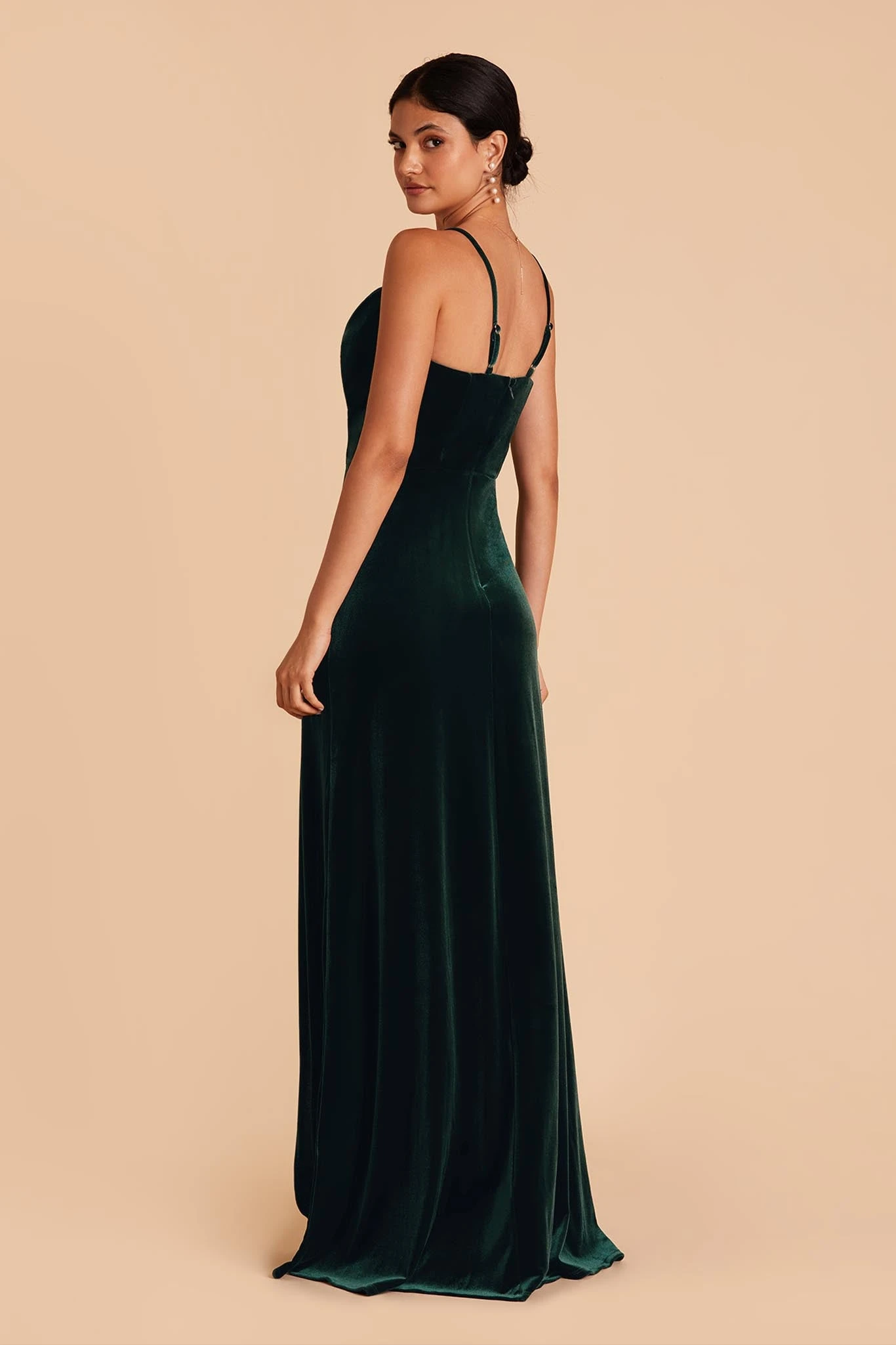 Ash Velvet Dress - Emerald 8 Ash Velvet Dress - Emerald - Image 6