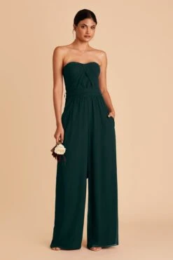 Gigi Convertible Jumpsuit - Emerald 13 Gigi Convertible Jumpsuit - Emerald -Cheap Plush Attire Store emerald gigi convertible bridesmaid jumpsuit 01