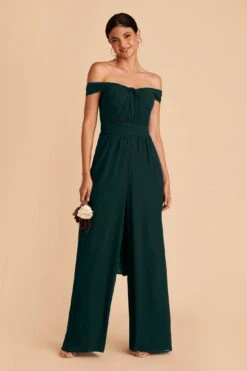Gigi Convertible Jumpsuit - Emerald