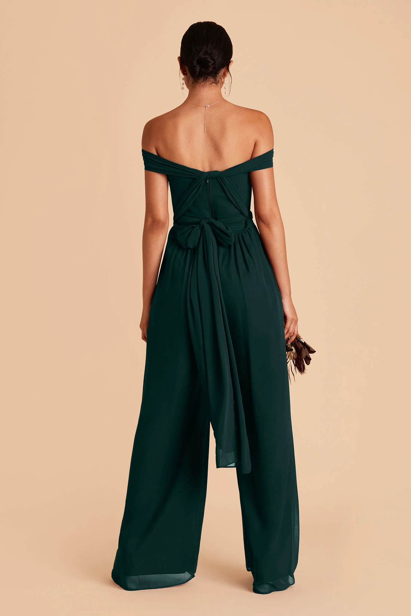 Gigi Convertible Jumpsuit - Emerald 8 Gigi Convertible Jumpsuit - Emerald - Image 6