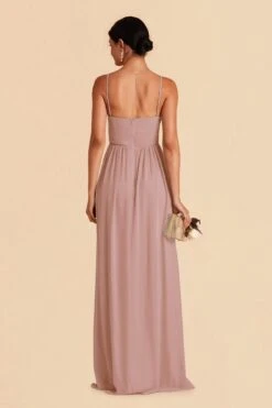 August Convertible Dress - English Rose -Cheap Plush Attire Store english rose august convertible slit bridesmaid dress 04