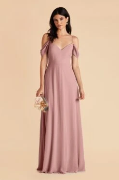Devin Convertible Dress - English Rose -Cheap Plush Attire Store english rose devin convertible slit bridesmaid dress 01