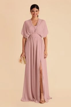 Grace Convertible Dress - English Rose 12 Grace Convertible Dress - English Rose -Cheap Plush Attire Store english rose grace convertible slit bridesmaid dress 03