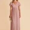 Hannah Empire Dress - English Rose
