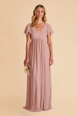 Hannah Empire Dress - English Rose