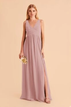 Laurie Empire Dress - English Rose -Cheap Plush Attire Store english rose laurie convertible slit bridesmaid dress 01
