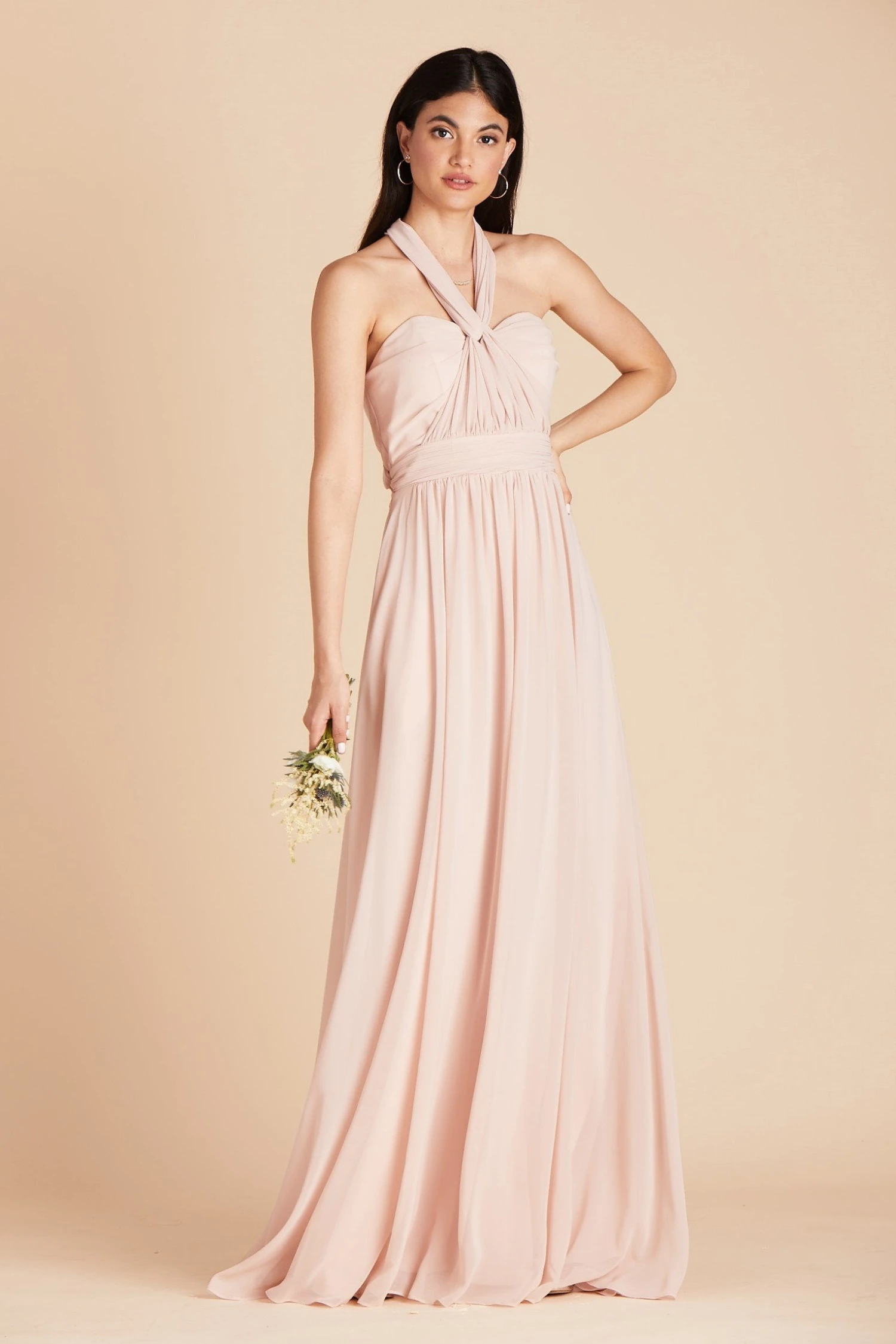 Grace Convertible Dress - Pale Blush 11 Grace Convertible Dress - Pale Blush - Image 9