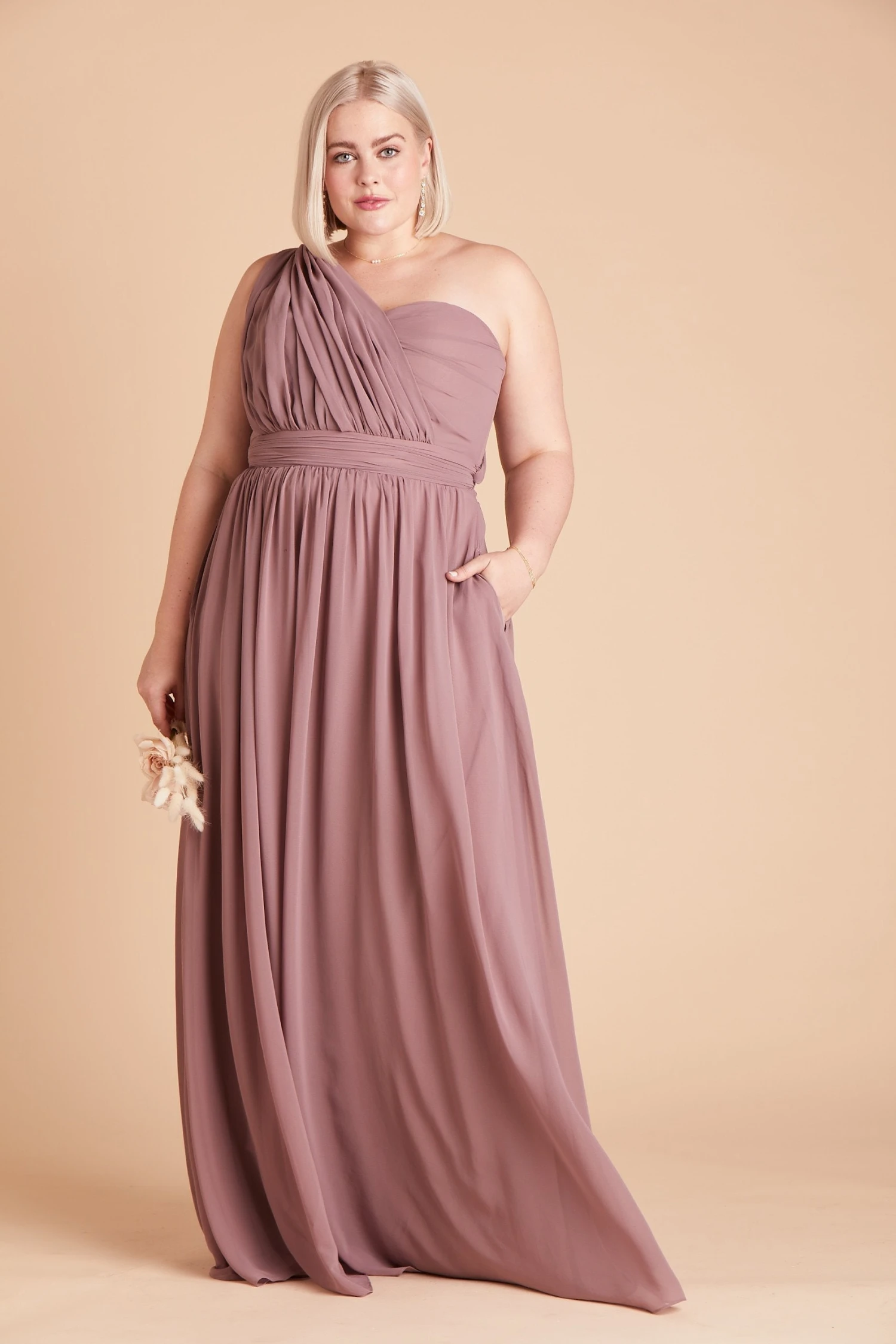 Grace Convertible Dress - Dark Mauve 20 Grace Convertible Dress - Dark Mauve - Image 18