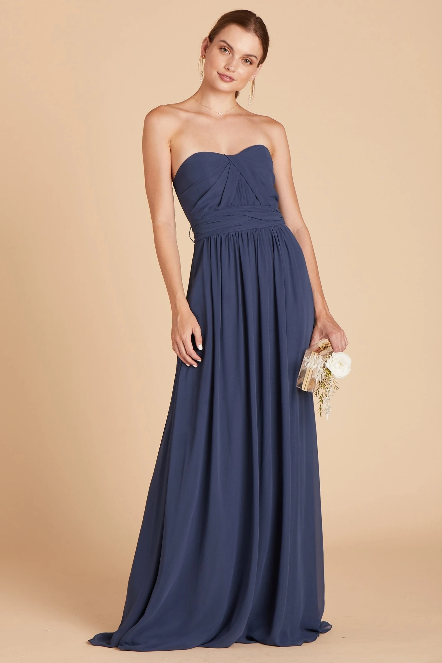 Grace Convertible Dress - Slate Blue 14 Grace Convertible Dress - Slate Blue - Image 12