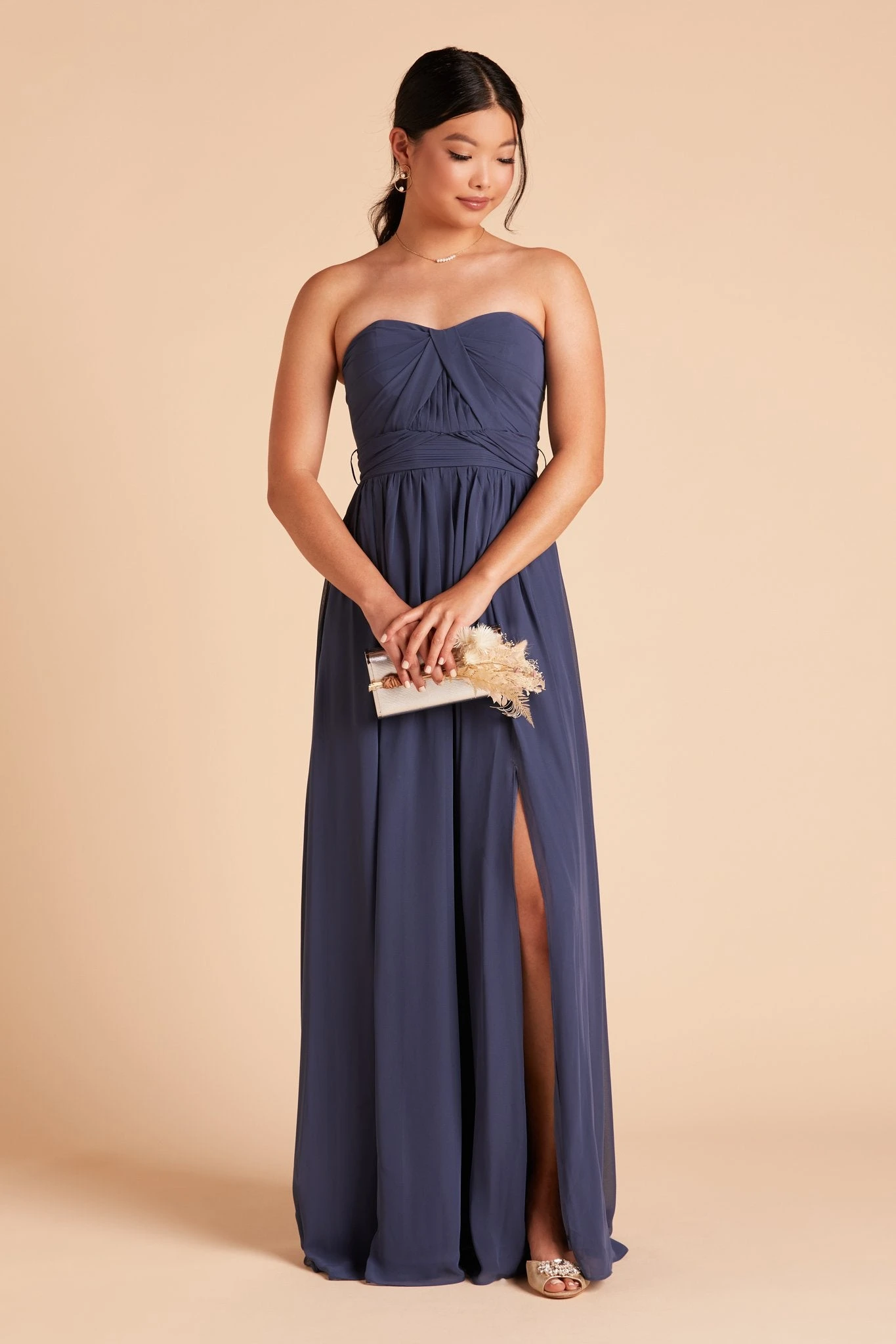 Grace Convertible Dress - Slate Blue 8 Grace Convertible Dress - Slate Blue - Image 6