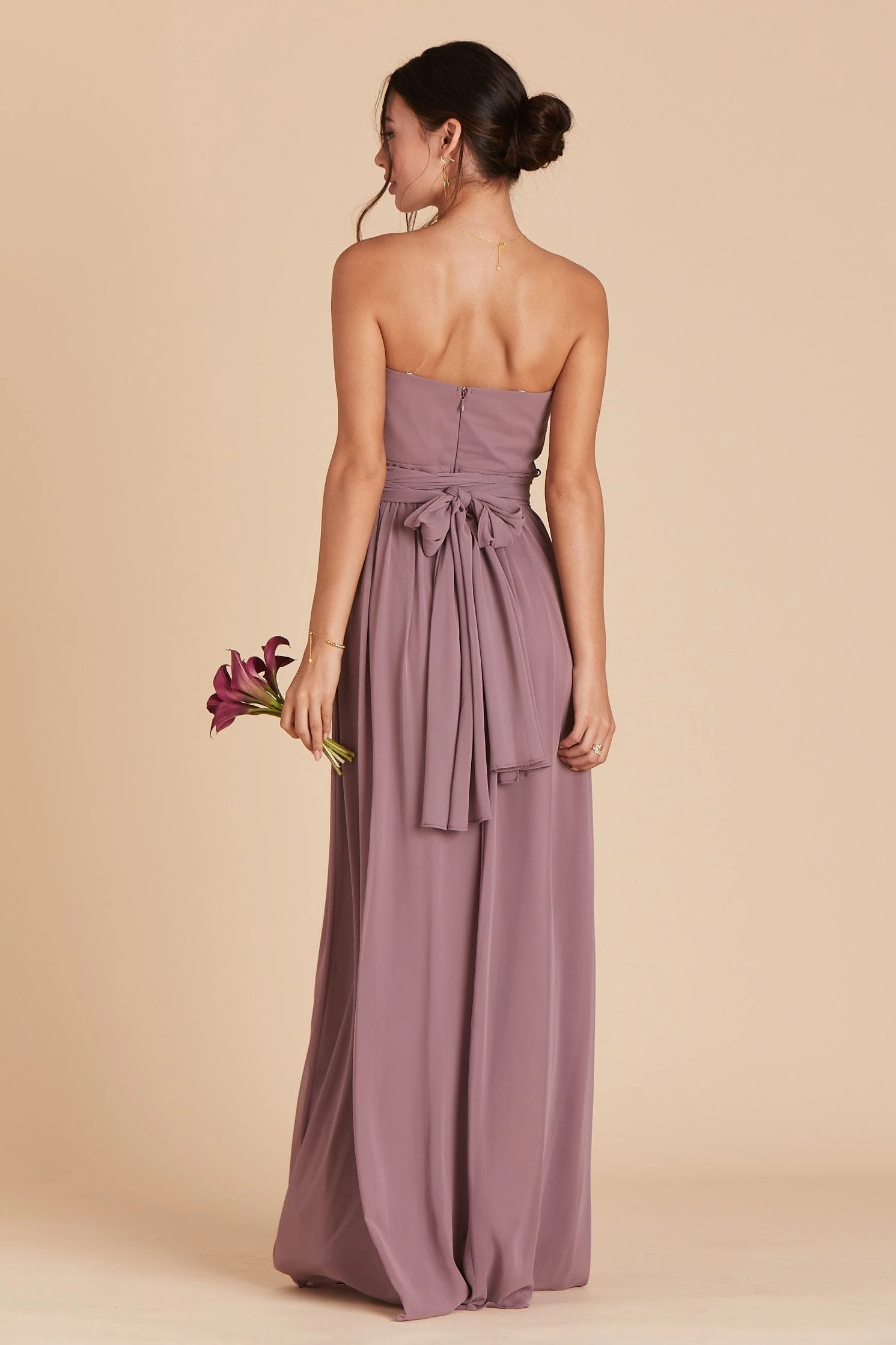 Grace Convertible Dress - Dark Mauve 8 Grace Convertible Dress - Dark Mauve - Image 6
