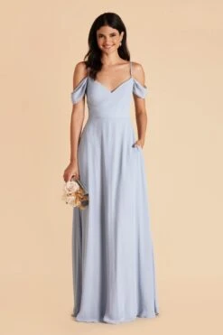 Devin Convertible Dress - Ice Blue -Cheap Plush Attire Store ice blue devin convertible bridesmaid dress 02