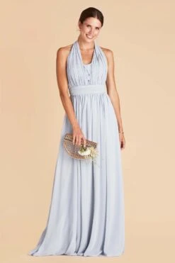 Grace Convertible Dress - Ice Blue -Cheap Plush Attire Store ice blue grace convertible bridesmaid dress 03