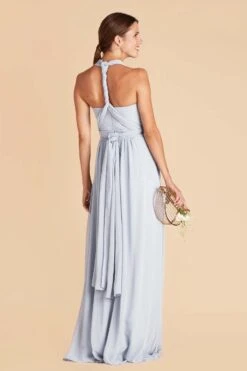 Grace Convertible Dress - Ice Blue -Cheap Plush Attire Store ice blue grace convertible bridesmaid dress 04