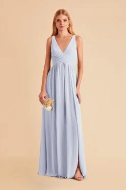 Laurie Empire Dress - Ice Blue 17 Laurie Empire Dress - Ice Blue -Cheap Plush Attire Store ice blue laurie slit bridesmaid dress 06