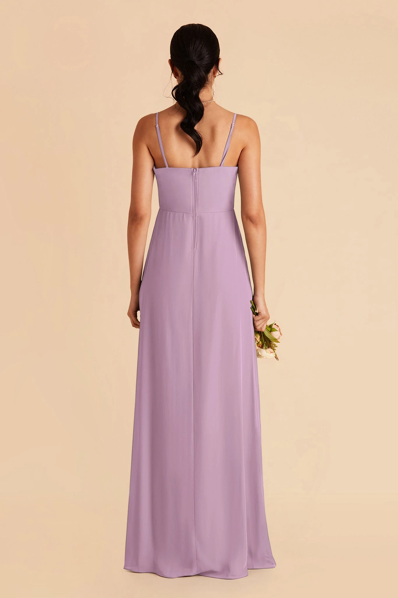 Chris Convertible Chiffon Dress - Lavender 8 Chris Convertible Chiffon Dress - Lavender - Image 6