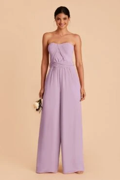 Gigi Convertible Jumpsuit - Lavender -Cheap Plush Attire Store lavender gigi convertible bridesmaid jumpsuit 02 ddd6afe2 15fc 458b b24d 142b6a81e0da