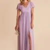 Hannah Empire Dress - Lavender -Cheap Plush Attire Store lavender hannah bridesmaid dress 04