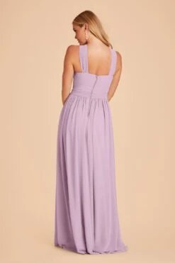Kiko Chiffon Dress - Lavender 14 Kiko Chiffon Dress - Lavender -Cheap Plush Attire Store lavender kiko slit bridesmaid dress 03