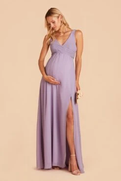 Laurie Empire Dress - Lavender 19 Laurie Empire Dress - Lavender -Cheap Plush Attire Store lavender laurie convertible bridesmaid dress 04