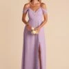 Spence Convertible Dress - Lavender -Cheap Plush Attire Store lavender spence convertible slit bridesmaid dress 02