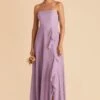 Winnie Convertible Chiffon Dress - Lavender -Cheap Plush Attire Store lavender winnie convertible slit bridesmaid dress 04