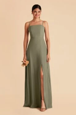 Chris Convertible Chiffon Dress - Moss Green 16 Chris Convertible Chiffon Dress - Moss Green -Cheap Plush Attire Store moss green chris convertible bridesmaid dress 01
