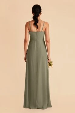 Chris Convertible Chiffon Dress - Moss Green 17 Chris Convertible Chiffon Dress - Moss Green -Cheap Plush Attire Store moss green chris convertible bridesmaid dress 03