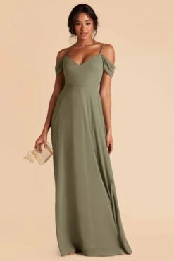 Devin Convertible Dress - Moss Green -Cheap Plush Attire Store moss green devin convertible bridesmaid dress 01