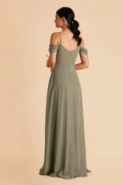 Devin Convertible Dress - Moss Green -Cheap Plush Attire Store moss green devin convertible slit bridesmaid dress 05