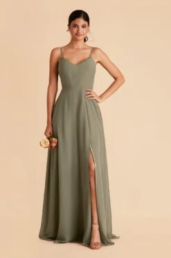 Devin Convertible Dress - Moss Green -Cheap Plush Attire Store moss green devin convertible slit bridesmaid dress 09