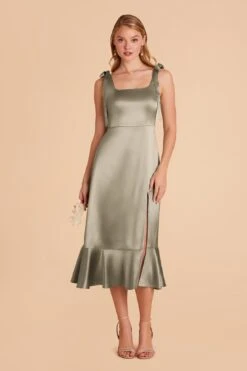 Eugenia Shiny Satin Convertible Midi Dress - Moss Green 16 Eugenia Shiny Satin Convertible Midi Dress - Moss Green -Cheap Plush Attire Store moss green eugenia convertible satin bridesmaid dress 02 bf51f505 54d6 42da b50a 7d7d940a1ba0