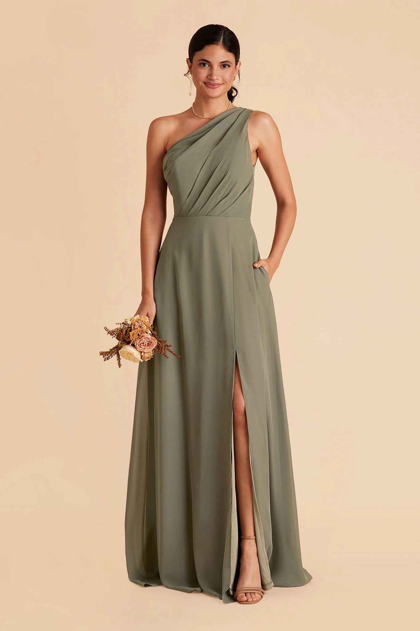 Kira Dress - Moss Green 7 Kira Dress - Moss Green - Image 5