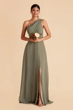 Kira Dress - Moss Green 14 Kira Dress - Moss Green -Cheap Plush Attire Store moss green kira slit bridesmaid dress 04