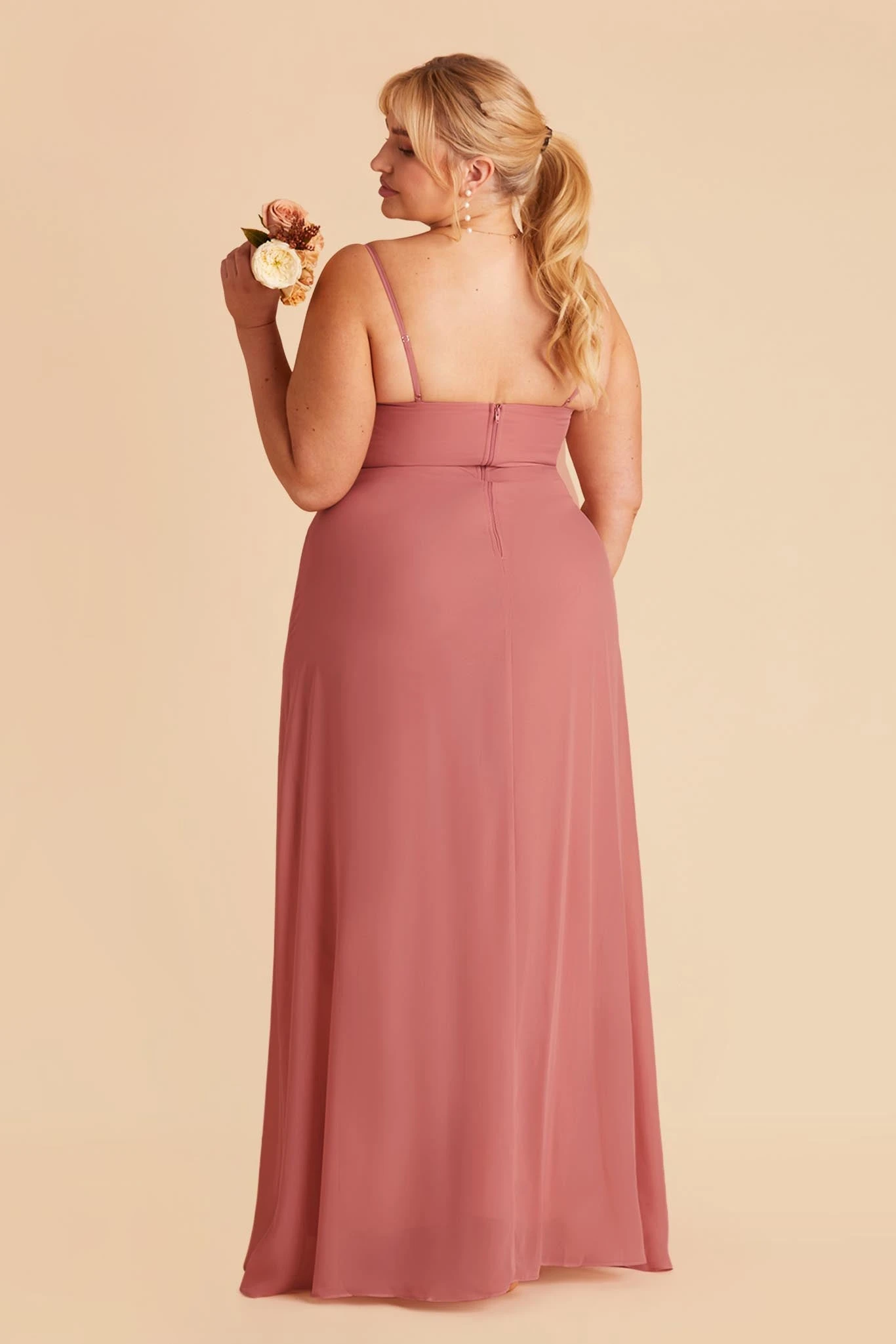 Amy Chiffon Dress - Mulberry 8 Amy Chiffon Dress - Mulberry - Image 6