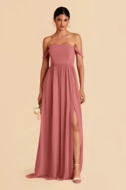 August Convertible Dress - Mulberry -Cheap Plush Attire Store mulberry august convertible slit bridesmaid dress 01