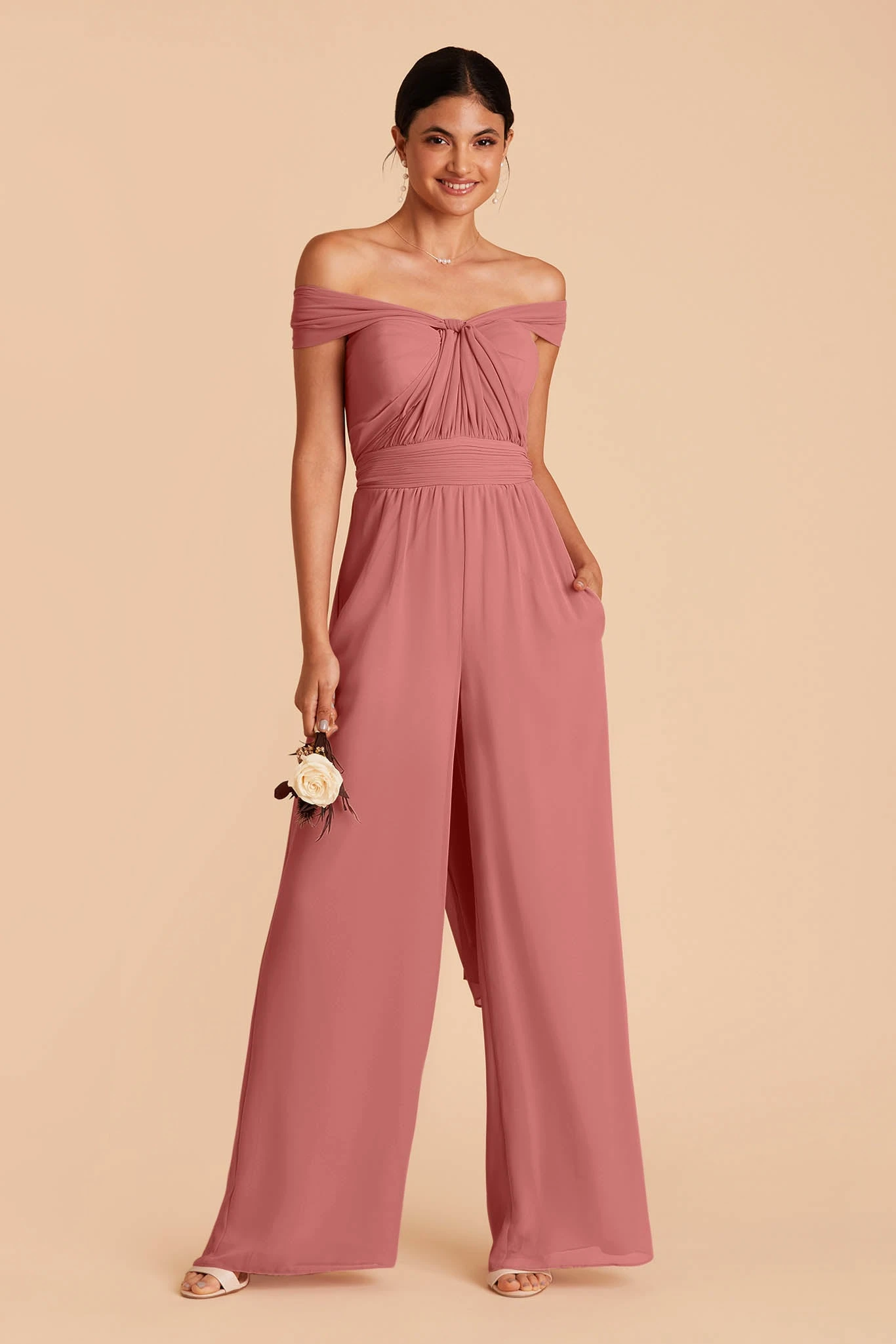 Gigi Convertible Jumpsuit - Mulberry 5 Gigi Convertible Jumpsuit - Mulberry - Image 3