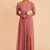 Hannah Empire Dress - Mulberry 1 Hannah Empire Dress - Mulberry -Cheap Plush Attire Store mulberry hannah bridesmaid dress 03