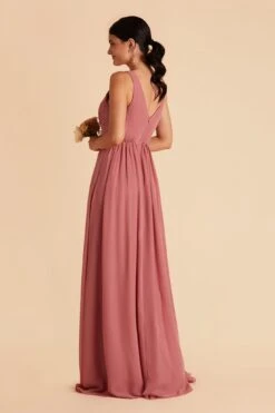 Laurie Empire Dress - Mulberry -Cheap Plush Attire Store mulberry laurie slit bridesmaid dress 06