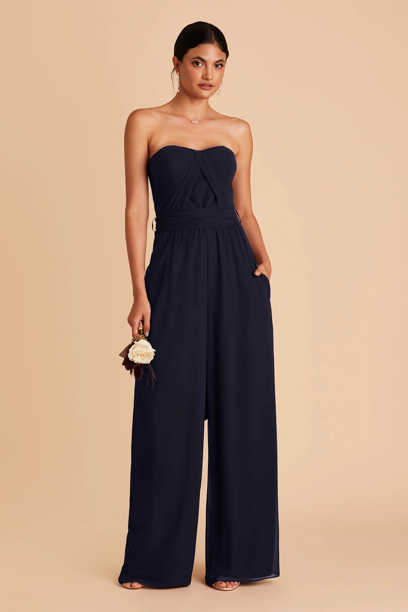 Gigi Convertible Jumpsuit - Navy 5 Gigi Convertible Jumpsuit - Navy - Image 3