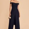 Gigi Convertible Jumpsuit - Navy 1 Gigi Convertible Jumpsuit - Navy -Cheap Plush Attire Store navy gigi convertible bridesmaid jumpsuit 02