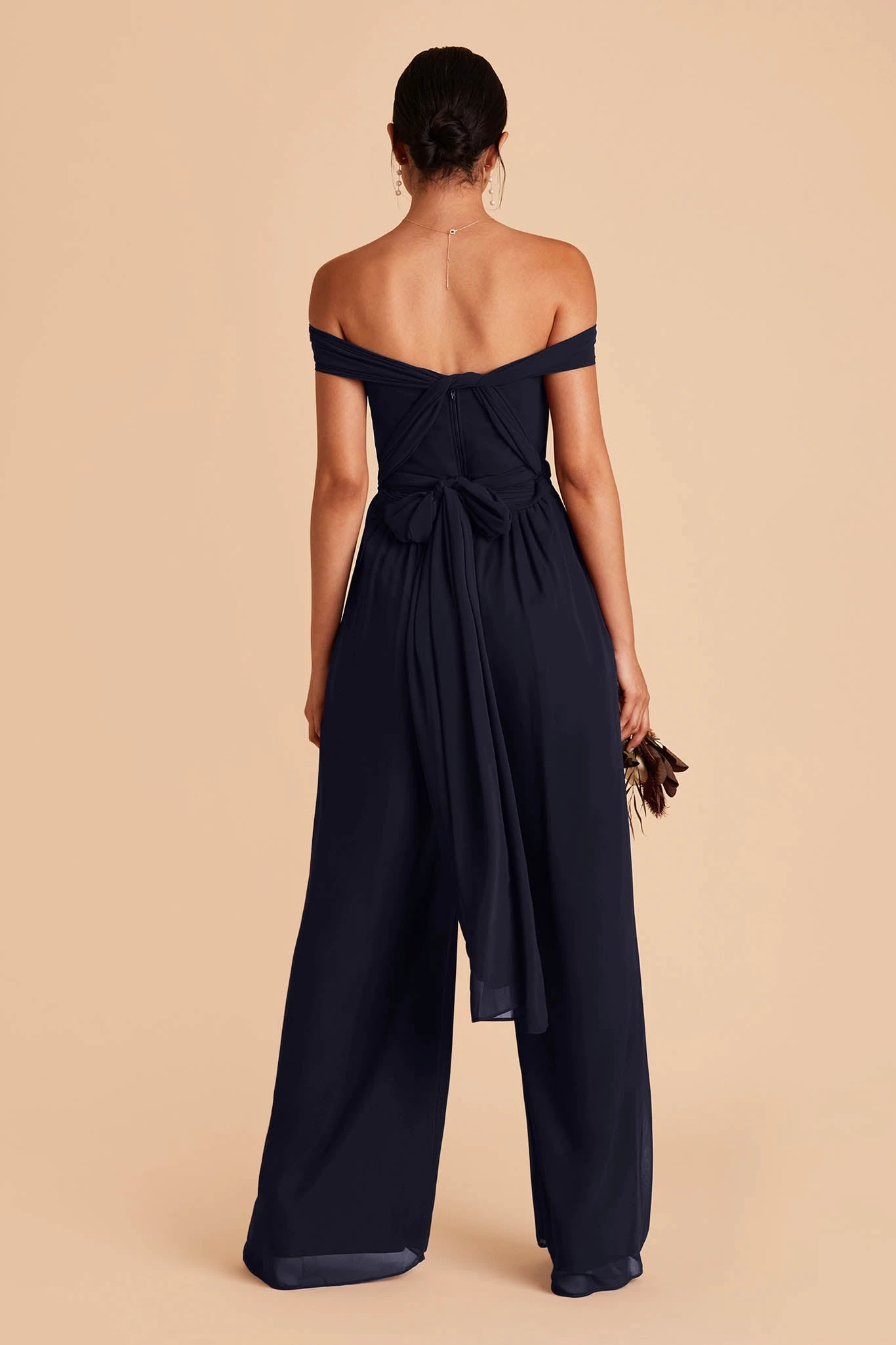 Gigi Convertible Jumpsuit - Navy 7 Gigi Convertible Jumpsuit - Navy - Image 5