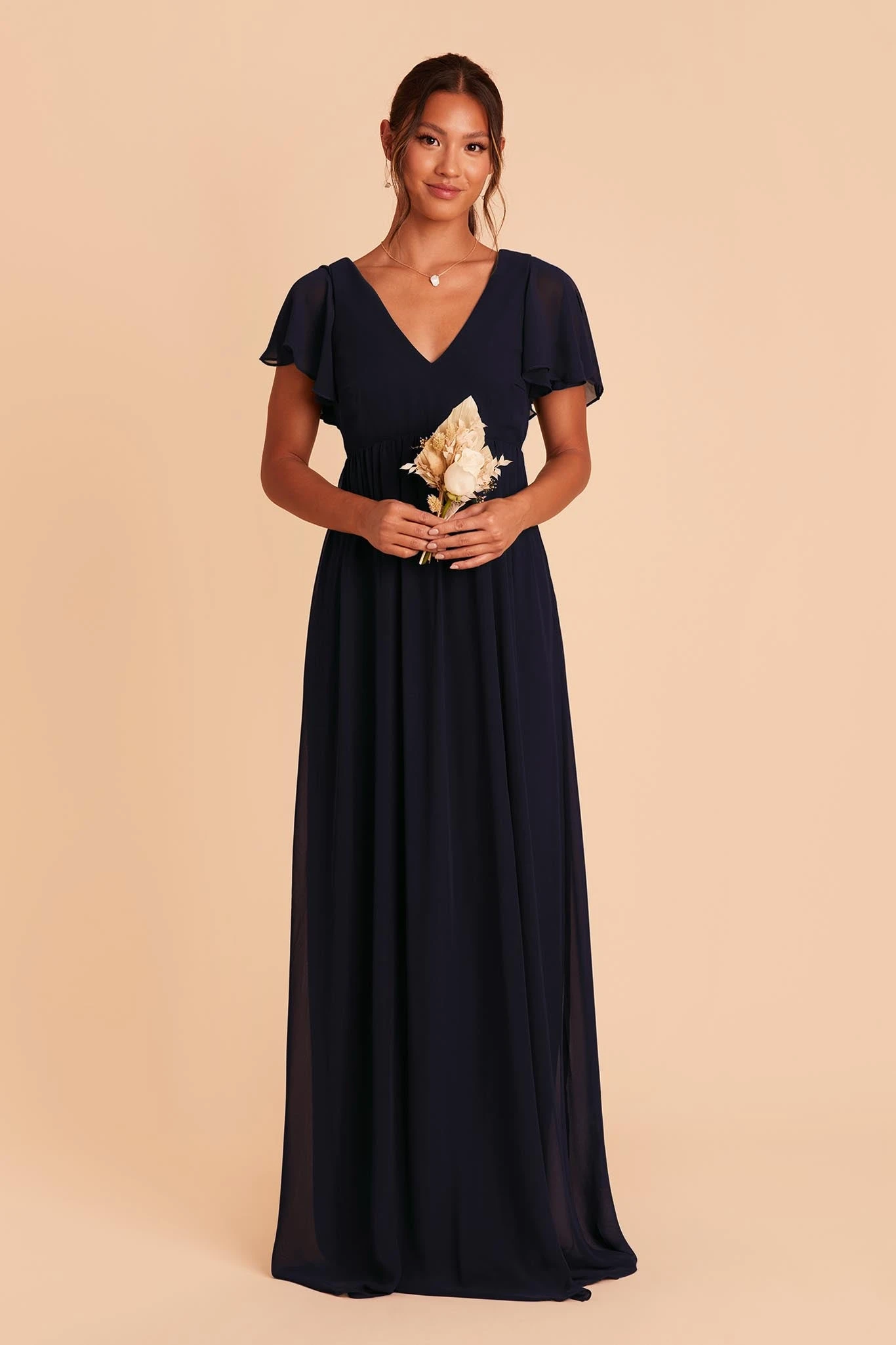 Hannah Empire Dress - Navy 7 Hannah Empire Dress - Navy - Image 5