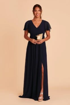 Hannah Empire Dress - Navy 13 Hannah Empire Dress - Navy -Cheap Plush Attire Store navy hannah bridesmaid dress 03