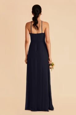 Juliet Chiffon Dress - Navy 14 Juliet Chiffon Dress - Navy -Cheap Plush Attire Store navy juliet slit bridesmaid dress 04