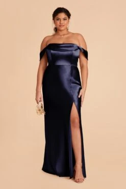 Mia Shiny Satin Convertible Dress - Navy 21 Mia Shiny Satin Convertible Dress - Navy -Cheap Plush Attire Store navy mia plus size convertible satin bridesmaid dress 03 bfb2bd84 6e2d 42b6 b444 40c2d09b1233